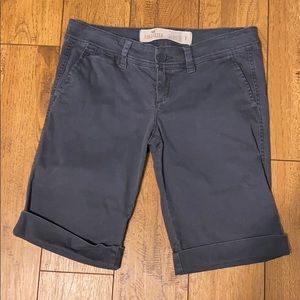 Washed Navy Bermuda Shorts